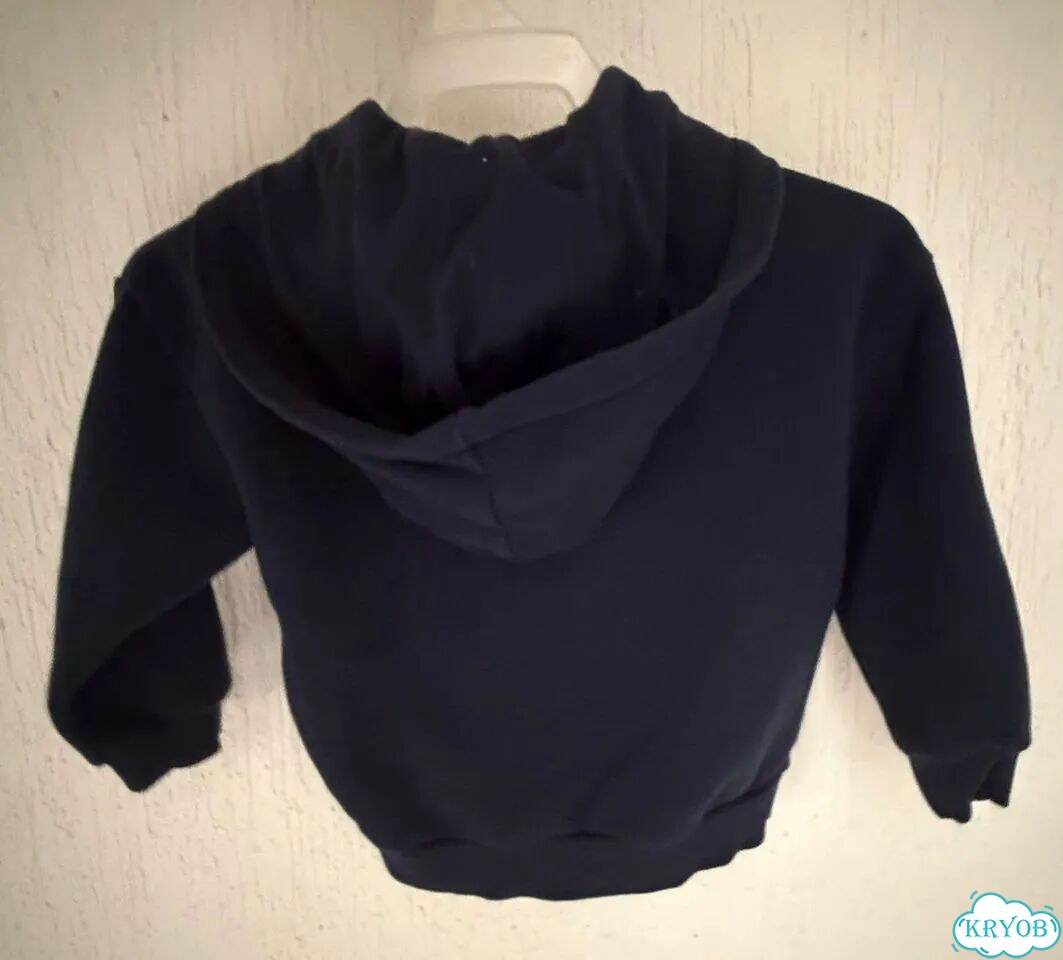 Тёплая кофта с капюшоном H&M 92 см фото 4