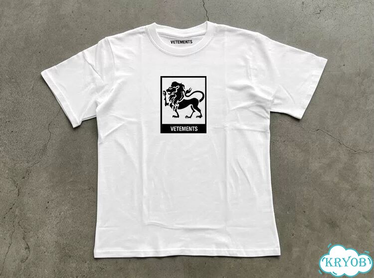 Футболка белая Vetements Leo Astrological Sign White Tee darkwear gothic unisex DAC0243 фото 1