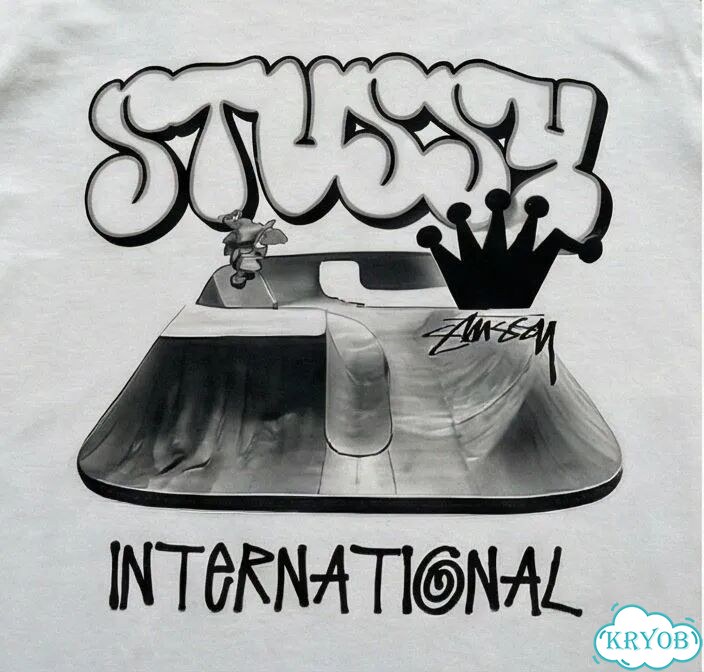 Лонгслив мужской Stussy белый international streetwear vintage AC0018 фото 4