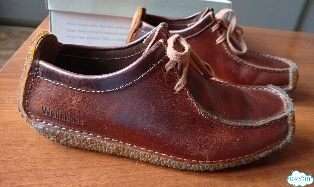 Обувь женская Clarks, цвет красно-коричневый фото 4