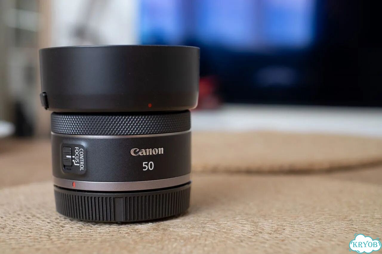 Canon RF 50mm f1.8 STM с блендой фото 2
