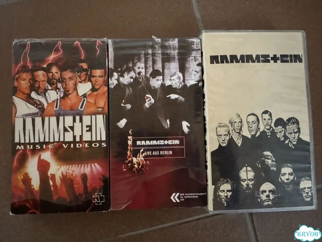 Видео кассеты rammstein фото 1