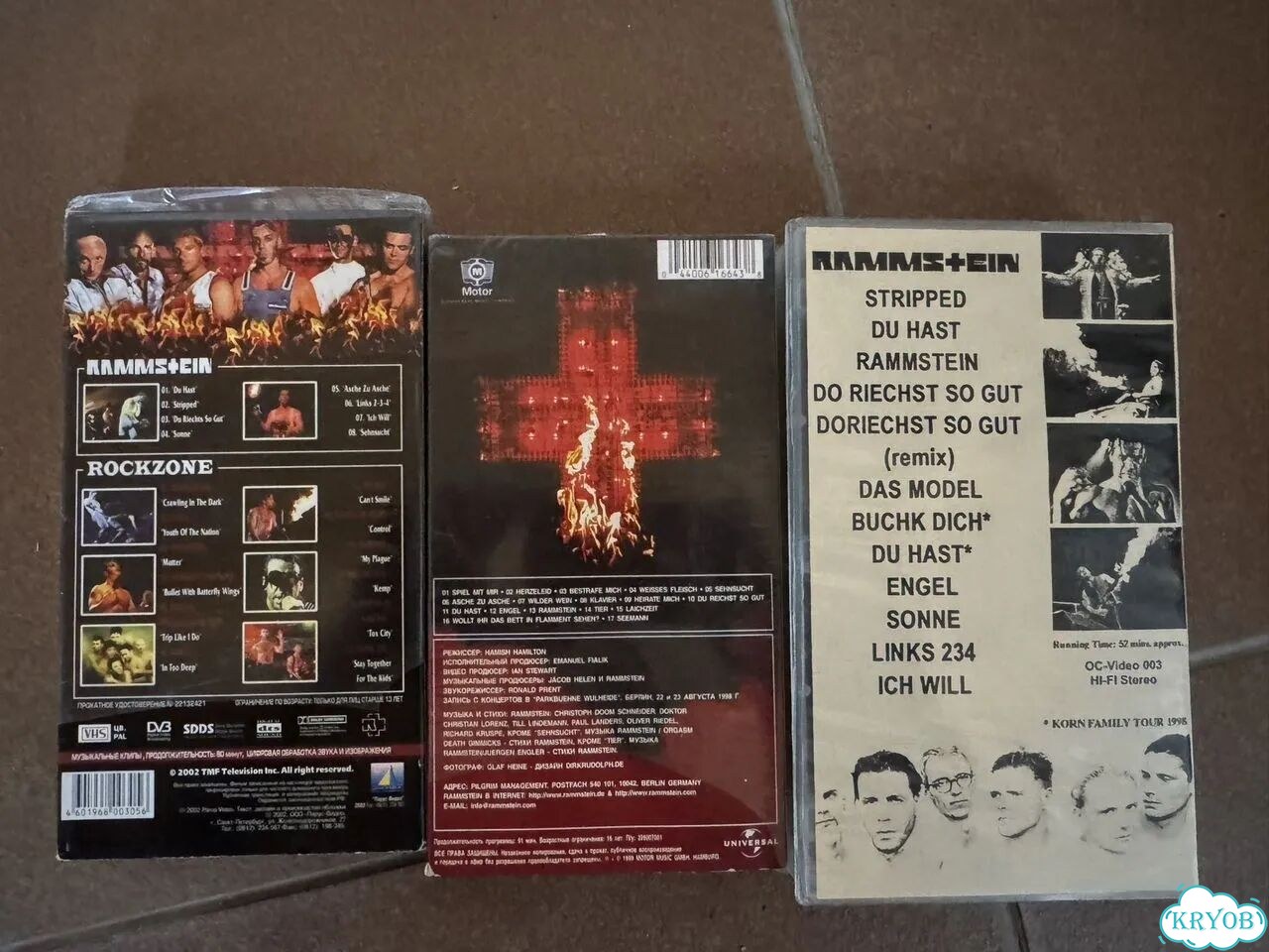 Видео кассеты rammstein фото 2