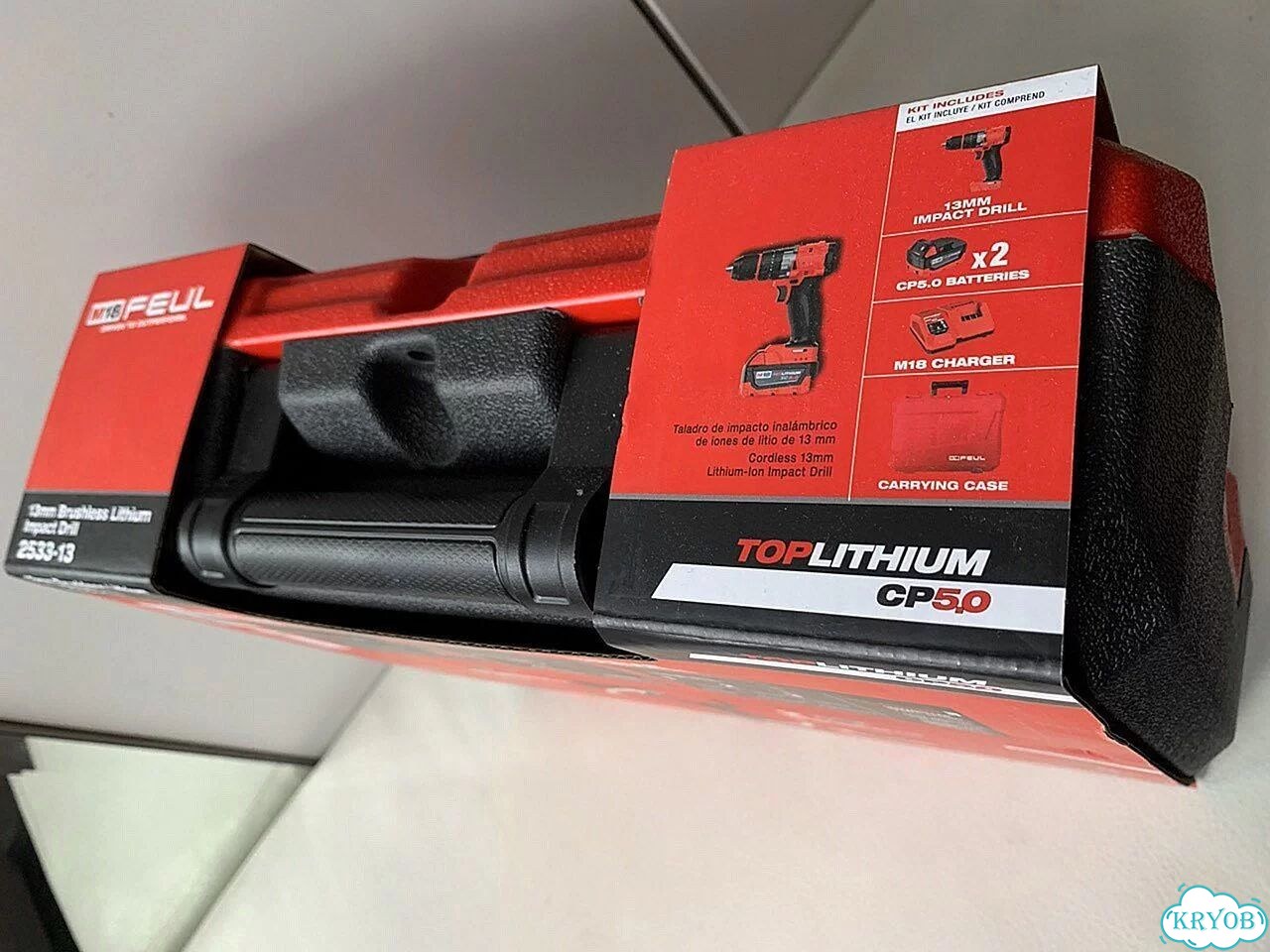 Шуруповерт Milwaukee 18V ударный бесщеточный 2 АКБ фото 7
