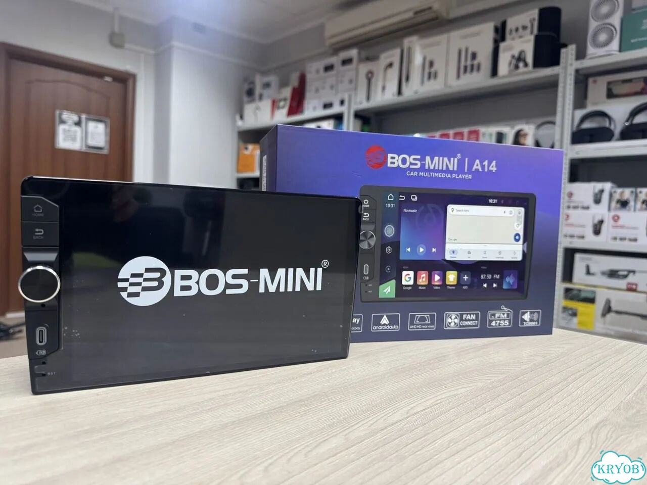Магнитола bos-mini 8/126gb с крутилкой 9 дюймов фото 5