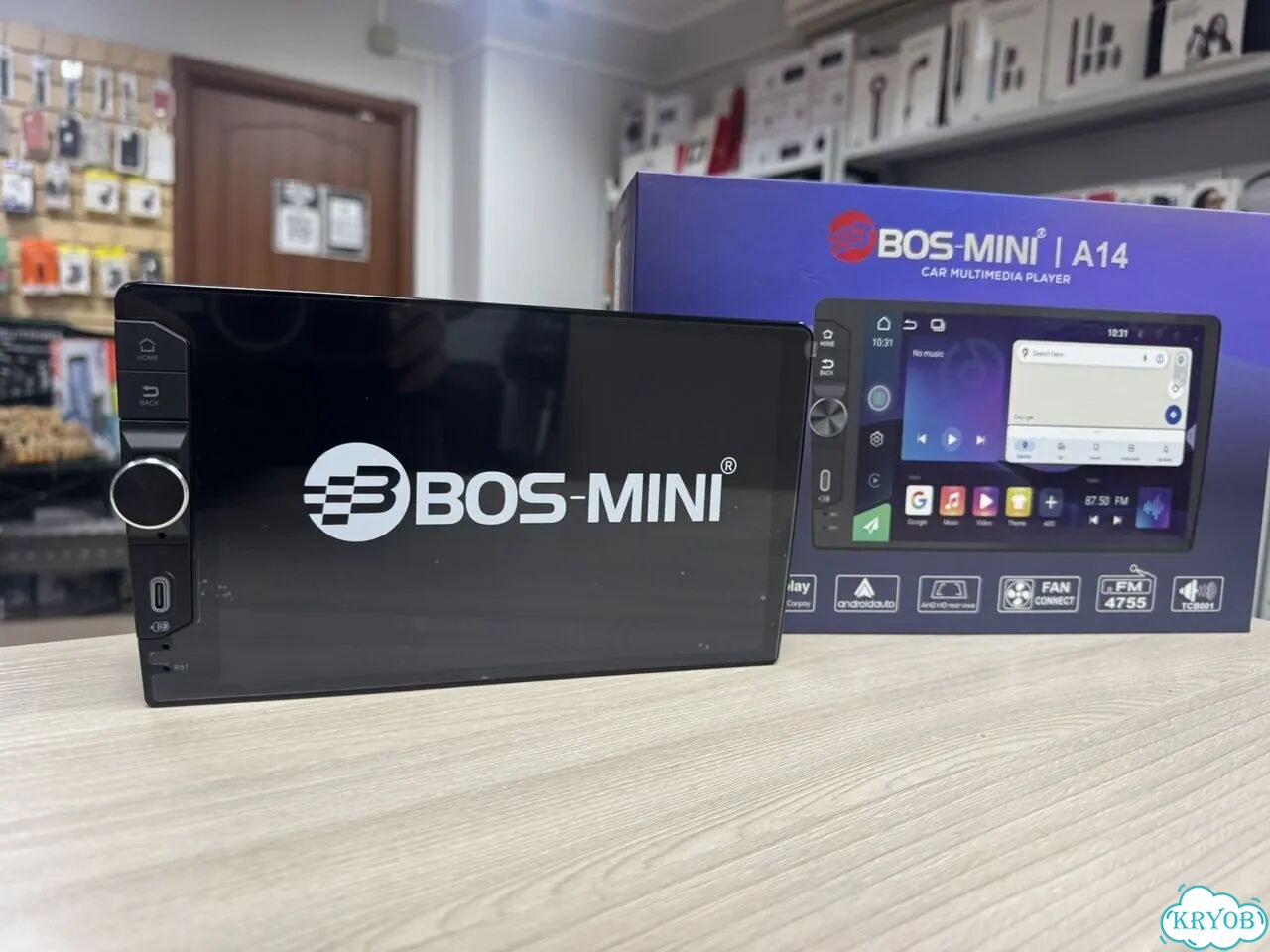 Магнитола bos-mini 8/126gb с крутилкой 9 дюймов фото 6