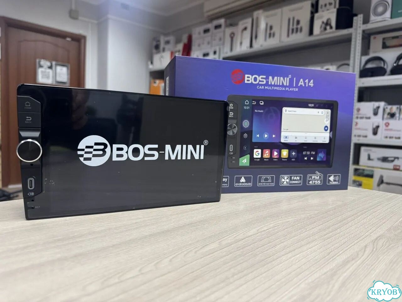 Магнитола bos-mini 8/126gb с крутилкой 9 дюймов фото 7