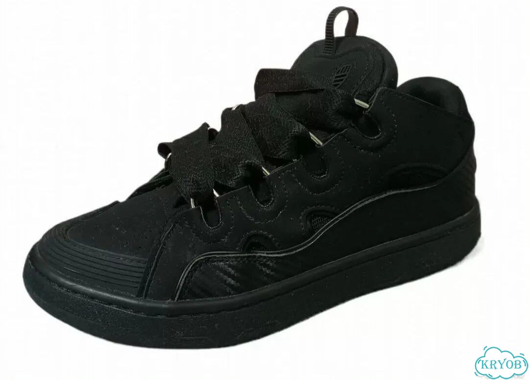Кроссовки lanvin curb черные фото 2