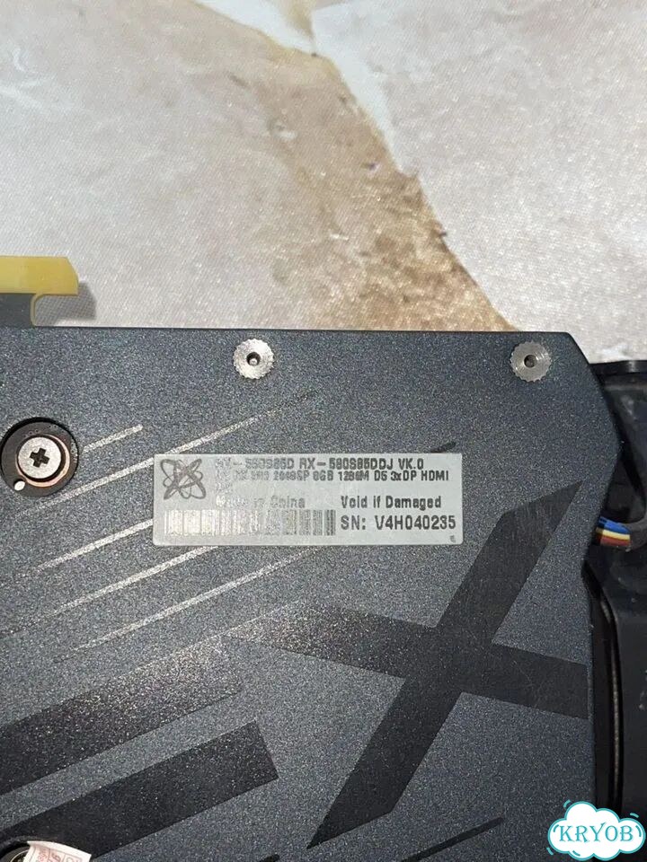 Видеокарта rx580 8gb 2048 фото 3