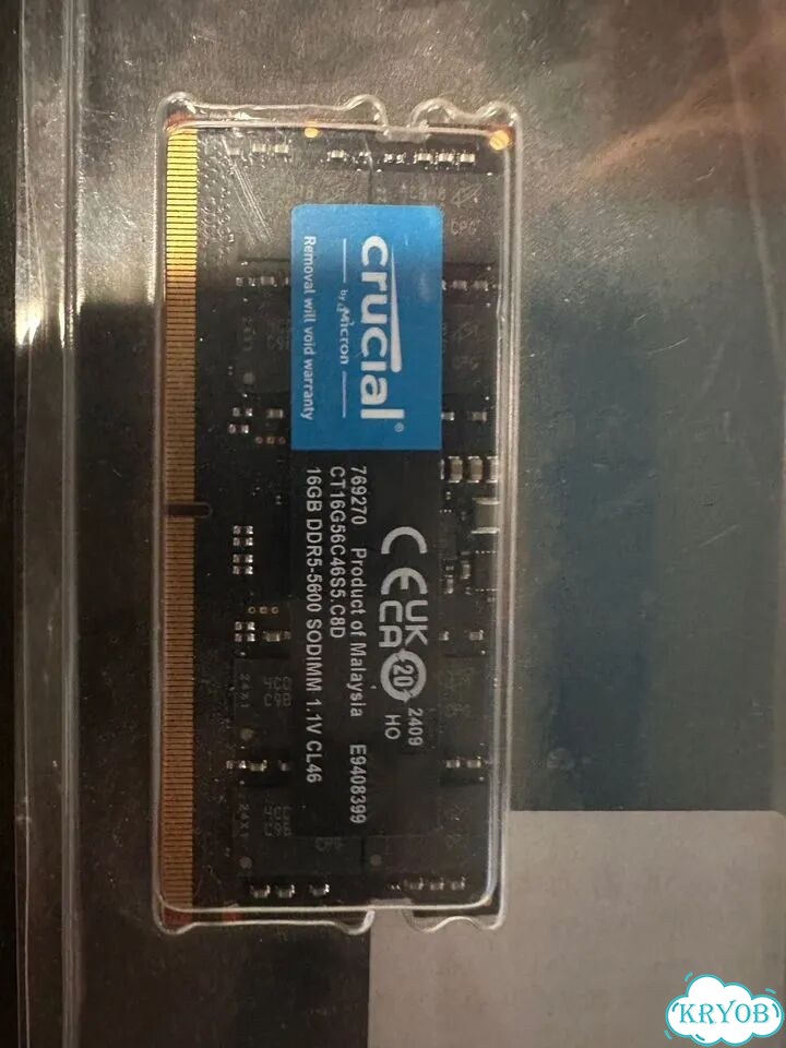 Sodimm ddr5 16gb 5600 фото 1
