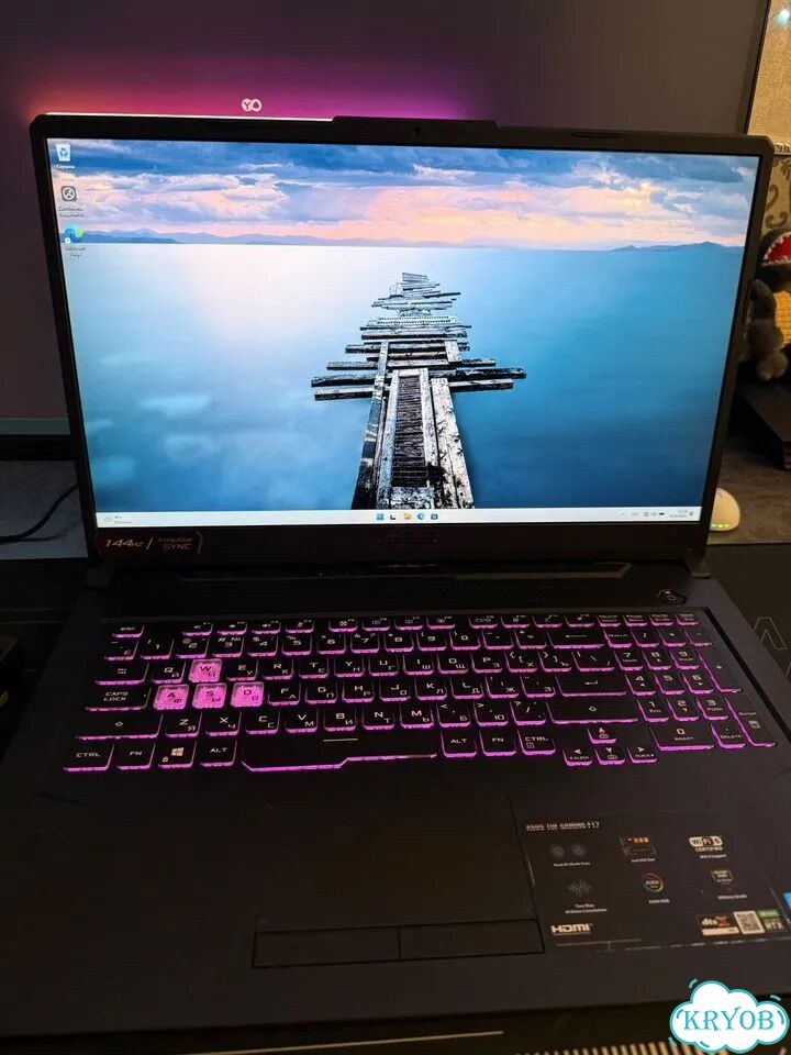Игровой ноутбук asus TUF F17 RTX 3060 165Hz 16/512 фото 1