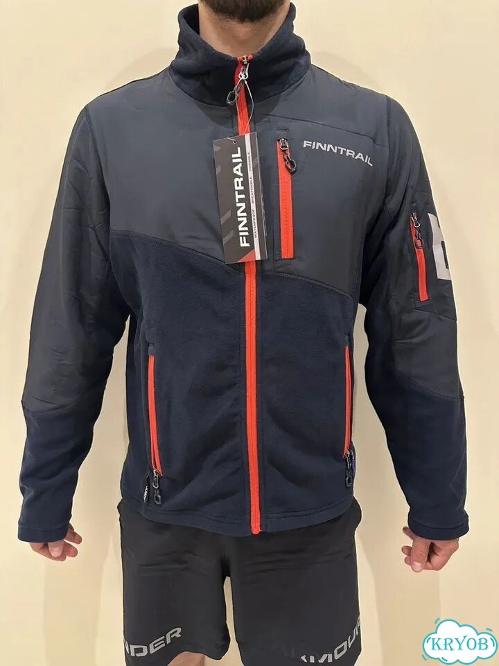 Куртка флисовая finntrail polar 1391 black фото 1