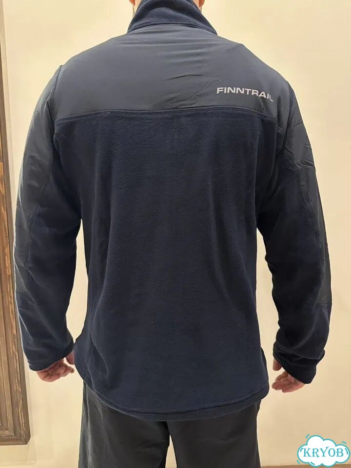 Куртка флисовая finntrail polar 1391 black фото 2
