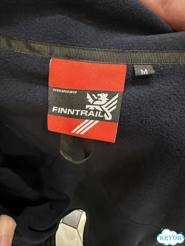 Куртка флисовая finntrail polar 1391 black фото 8