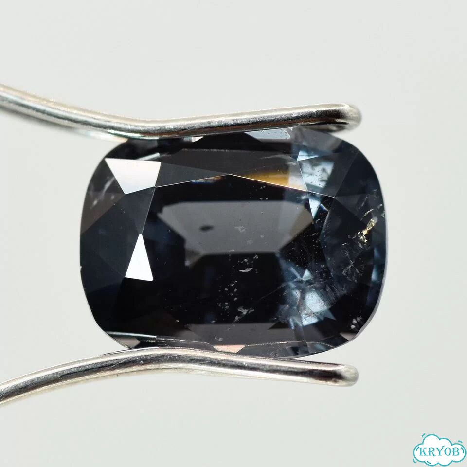 Шпинель грозовая синяя, 2.15ct. кушон (Мьянма) фото 6