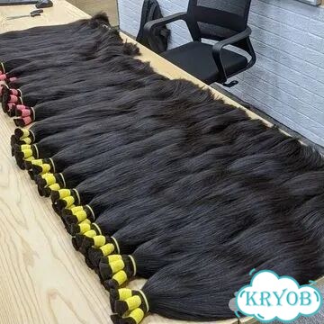 Волосы для наращивания черные 70 см фото 3