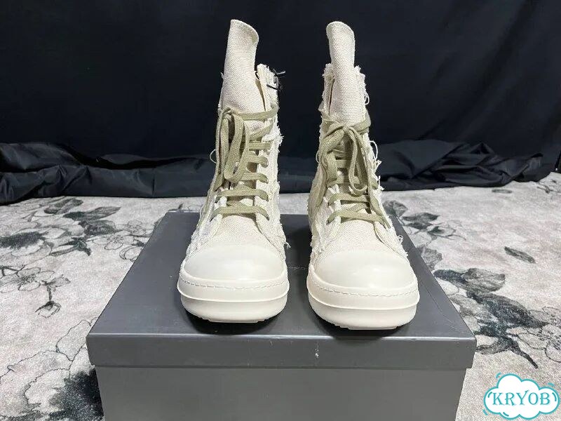 Rick Owens Ramones Slashed white фото 2