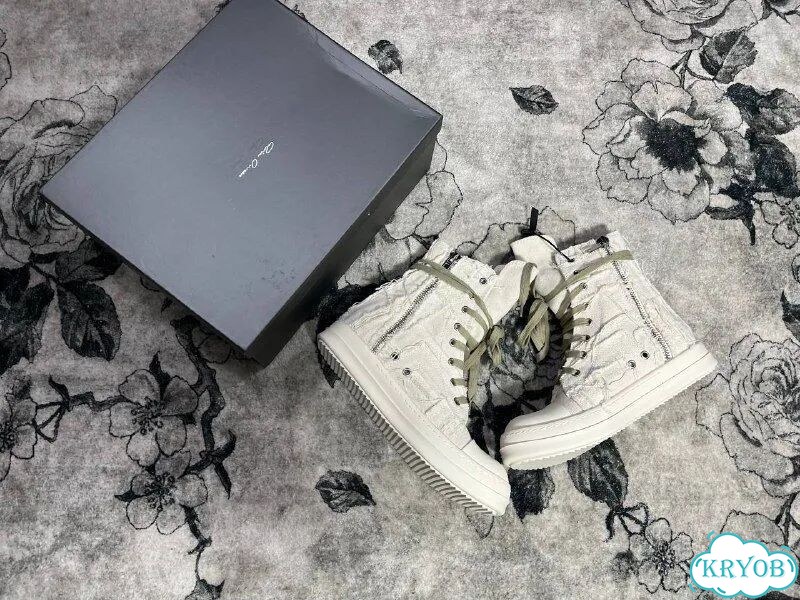 Rick Owens Ramones Slashed white фото 4