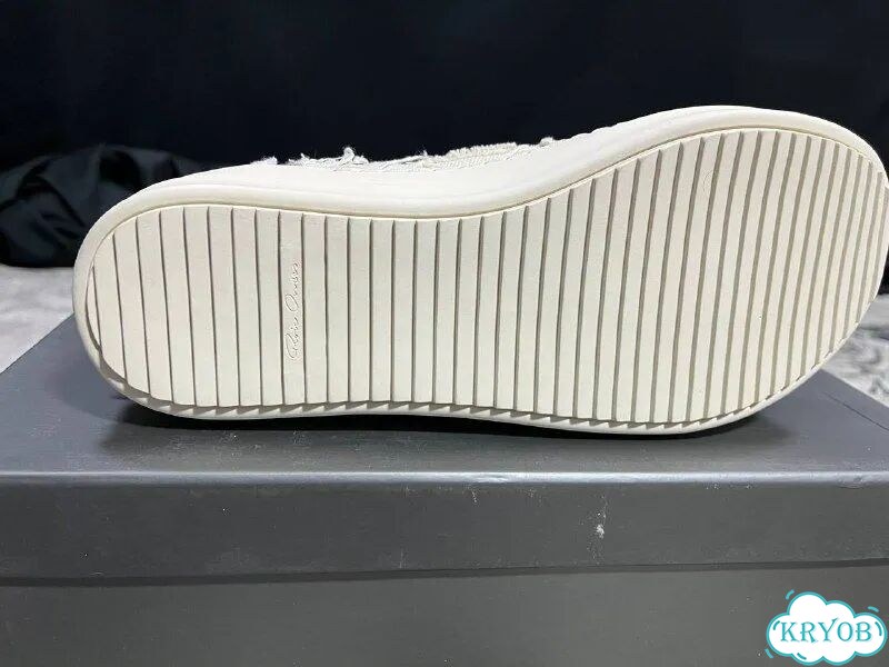 Rick Owens Ramones Slashed white фото 6