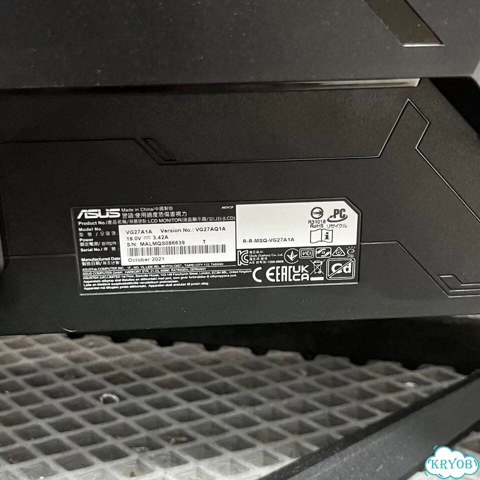 Монитор asus TUF Gaming VG27AQ1A фото 4