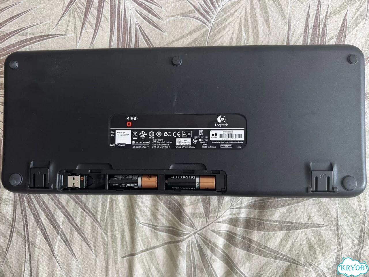 Клавиатура Logitech K360 фото 3