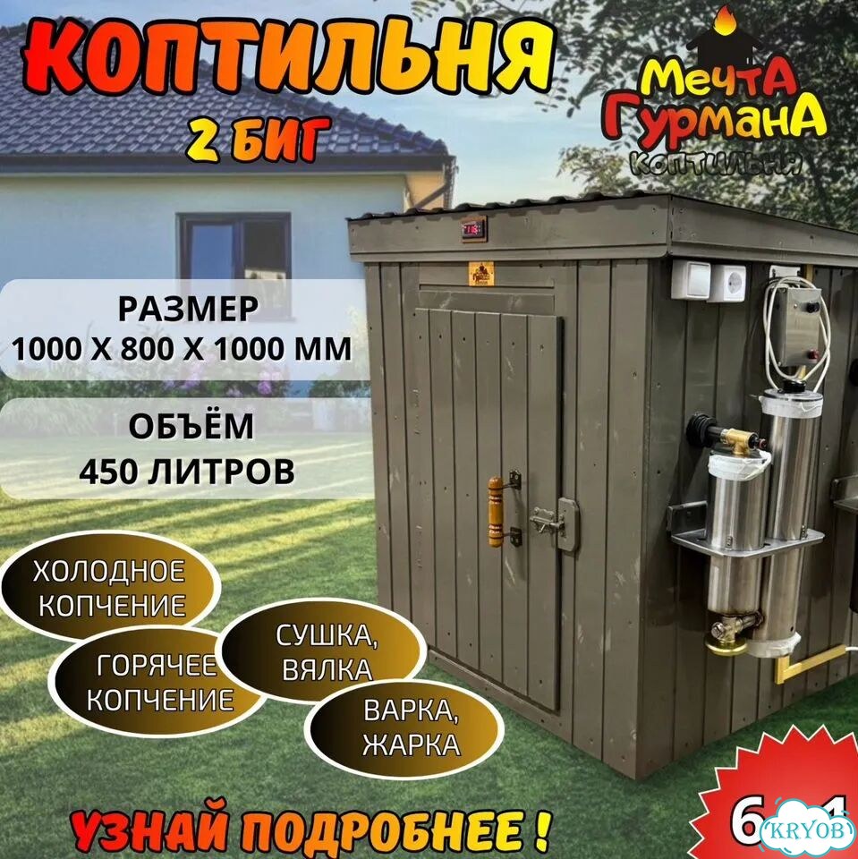 Коптильня «Мечта гурмана» на щепе фото 1
