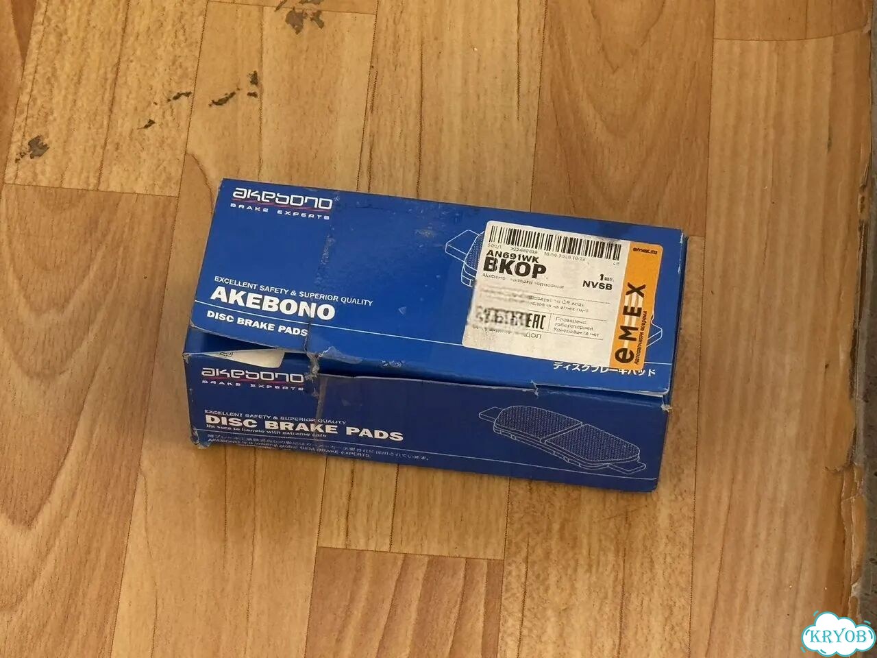 Колодки Akebono AN691WK для Subaru legacy фото 1