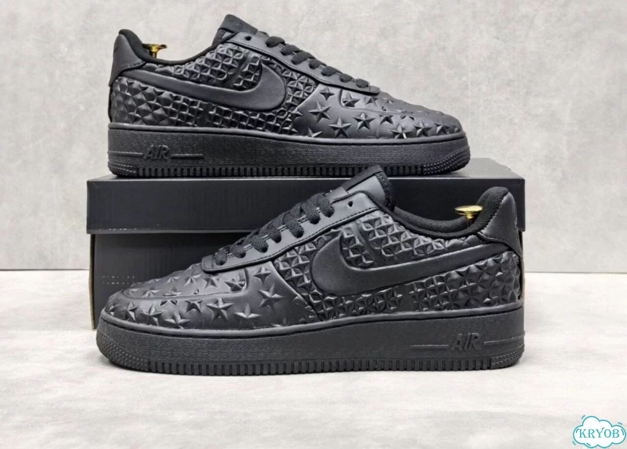 Кроссовки nike air force 1 Independence Day black фото 2