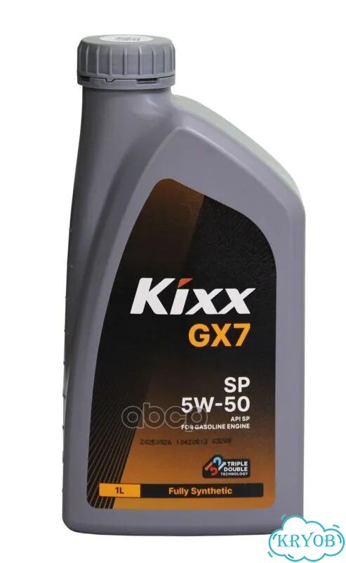 Масло моторное Kixx GX7 SP 5W-50 /1л синт. Kixx фото 1