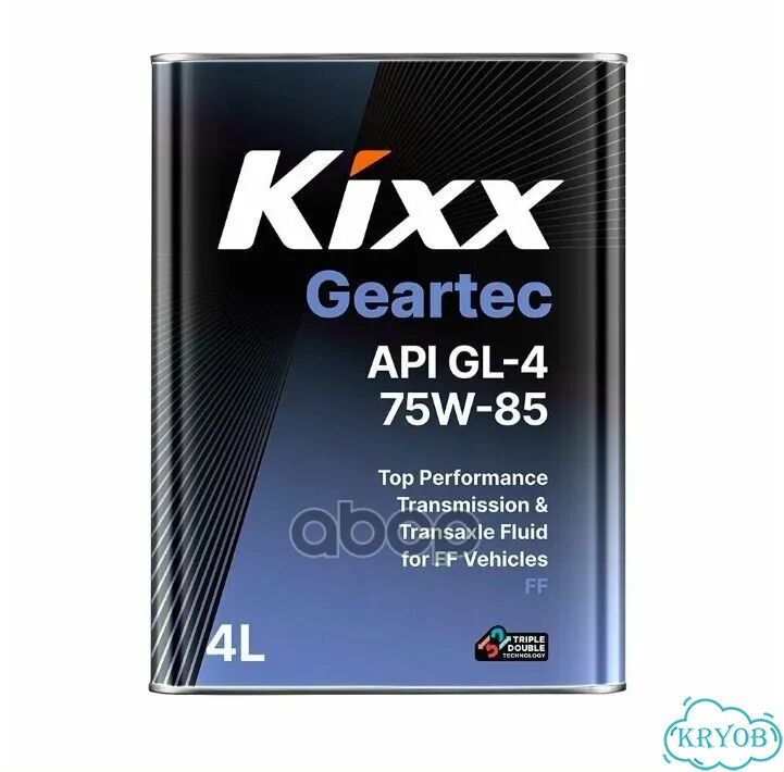 Масло трансмиссионное Kixx Geartec FF GL-4 75W-85 фото 1