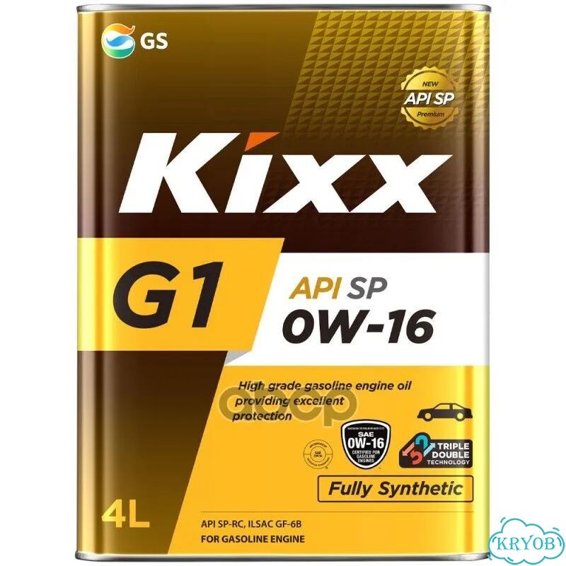 Масло моторное Kixx G1 SP 0W-16 /4л синт. Kixx фото 1
