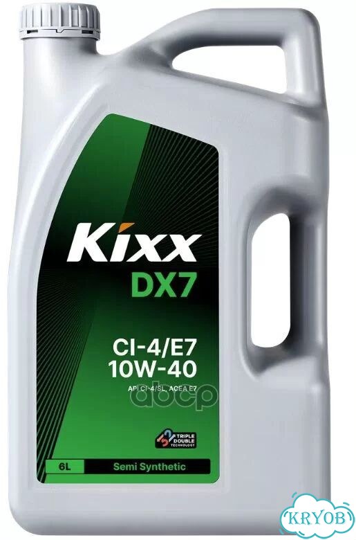 Масло моторное Kixx DX7 CI-4/E7 10W-40 /6л Kixx фото 1