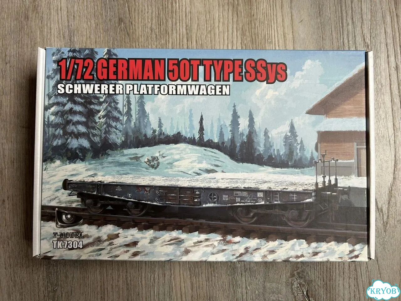 1/72 Модель железнодорожной платформы Type Ssys фото 1
