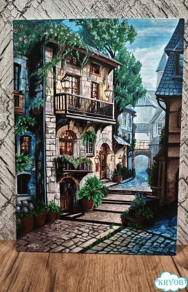 Картины акрилом на холсте фото 3