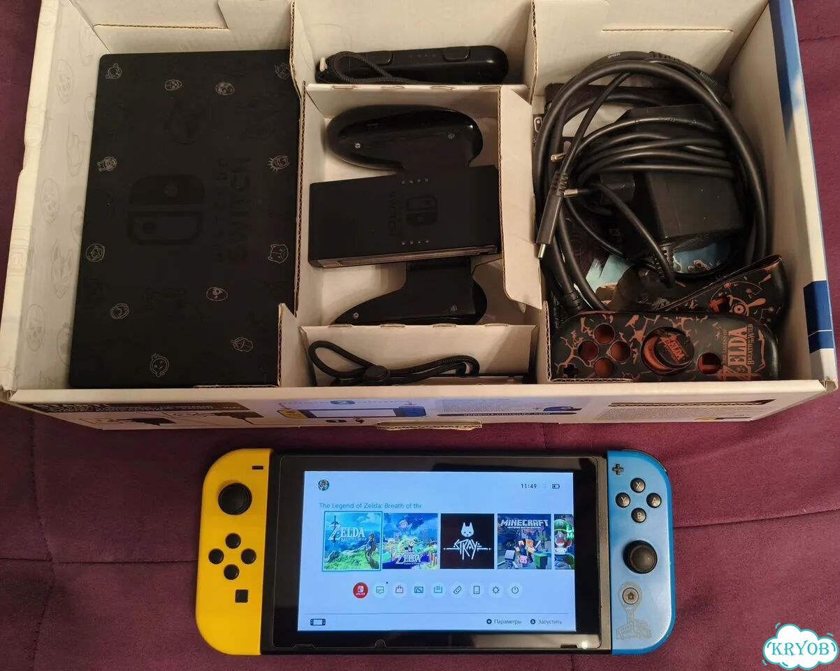 Nintendo Switch rev 2 128Gb. Прошита. Много игр фото 1