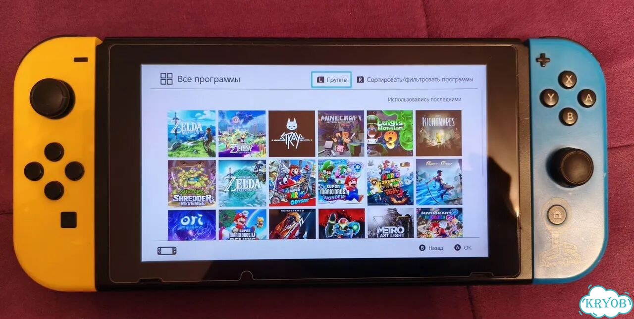 Nintendo Switch rev 2 128Gb. Прошита. Много игр фото 2
