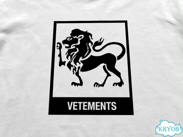 Лонгслив белый Vetements Leo Astrological Sign White Tee darkwear gothic unisex DAC0243 фото 3
