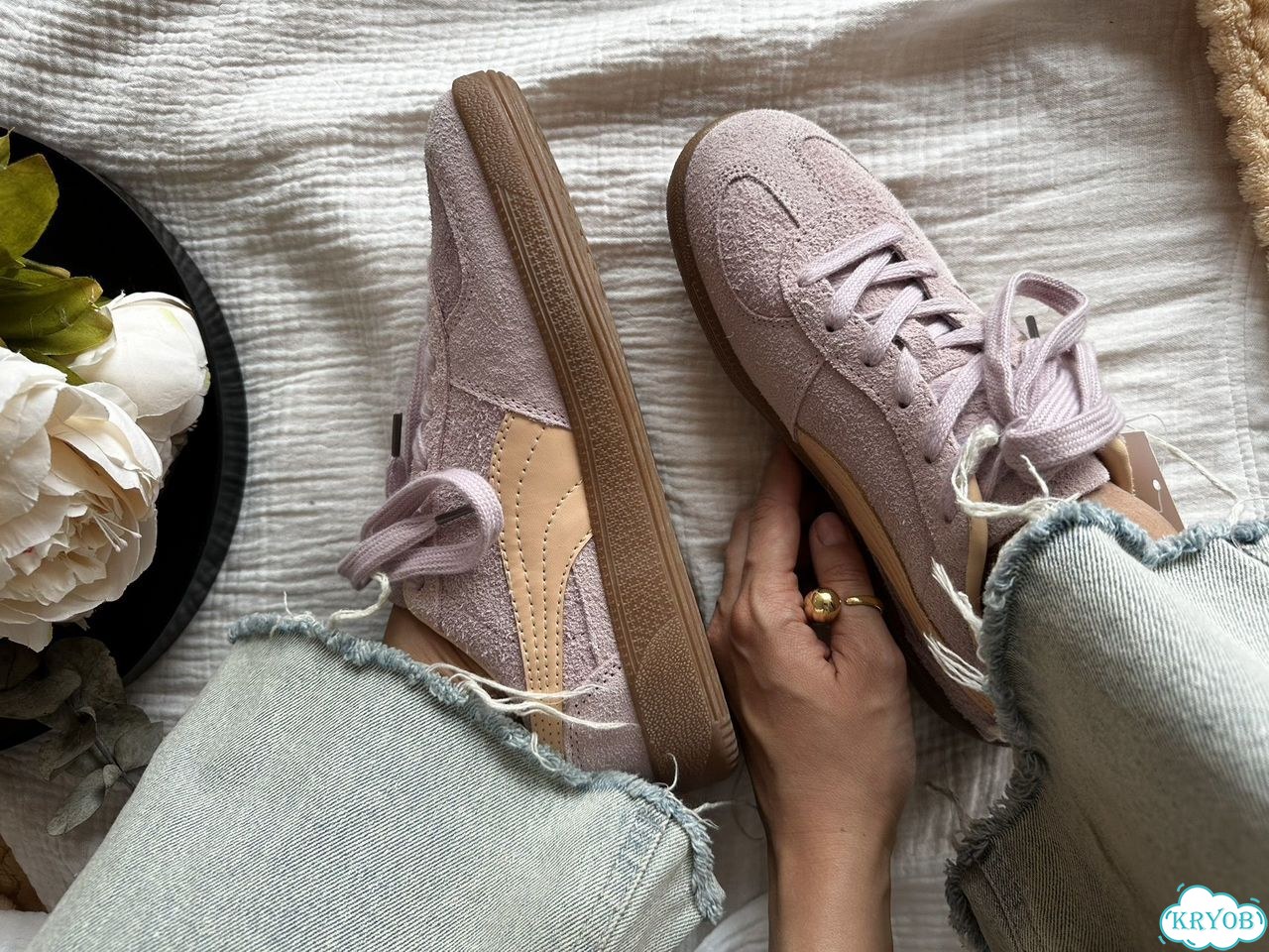 Кеды кроссовки женские Puma легкие дышащие фото 6