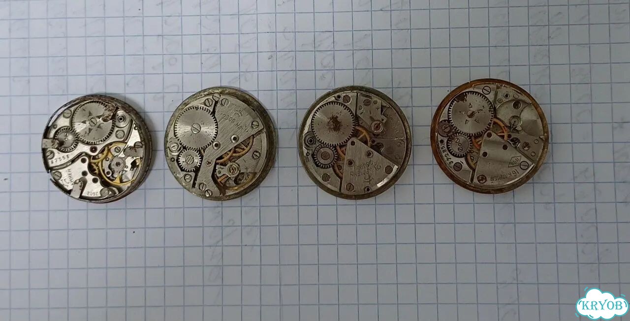 Часы Ракета, циферблаты, механизмы СССР фото 7