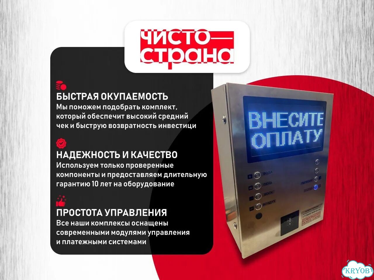 Мойка самообслуживания / Оборудование для Автомойки фото 3