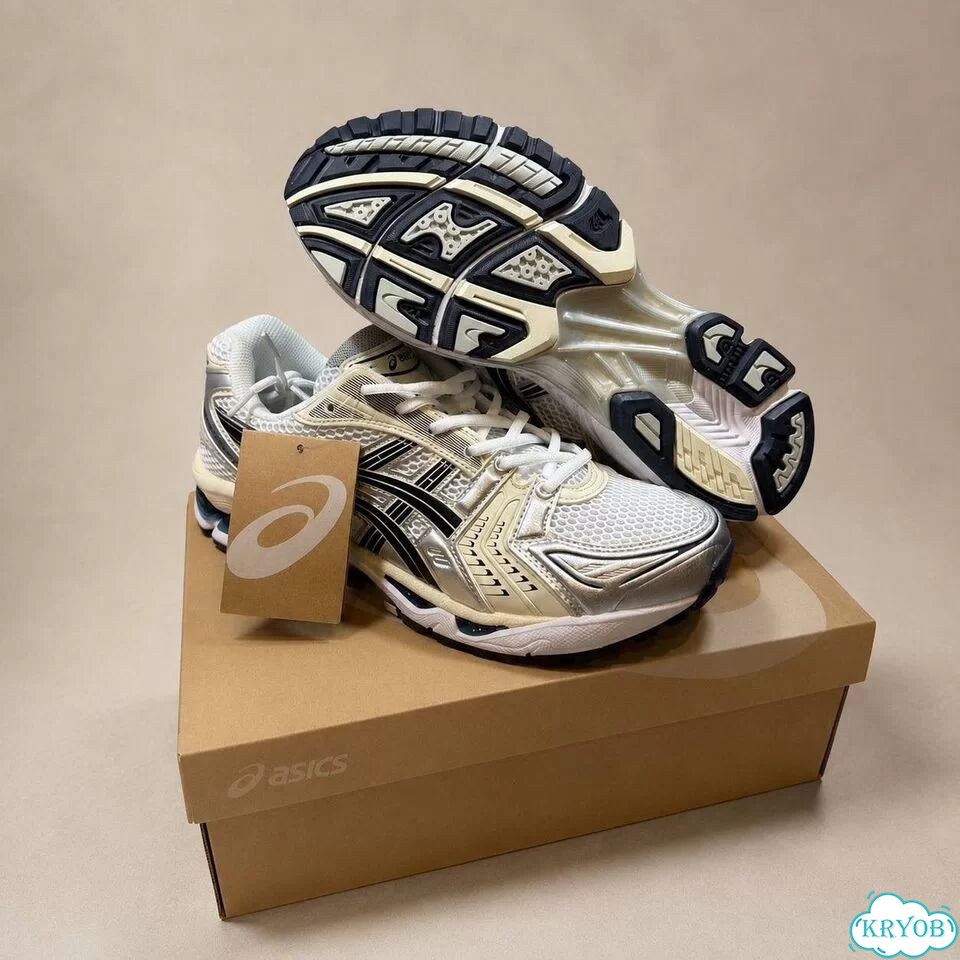 Asics gel kayano 14 white midnight фото 5