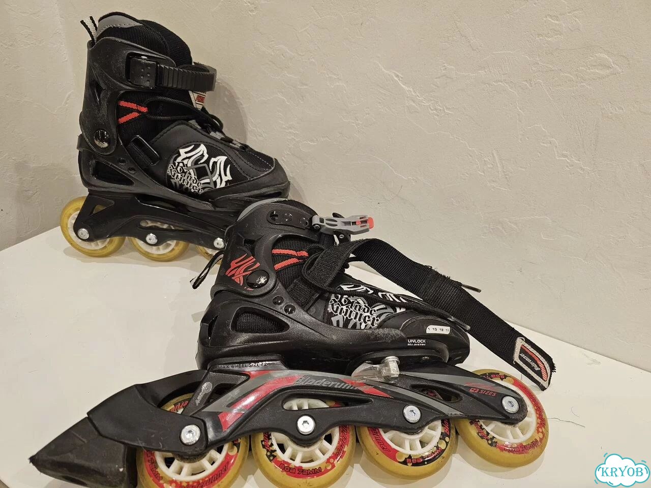 Проф. ролики Rollerblade Phaser XR Combo с защитой фото 2