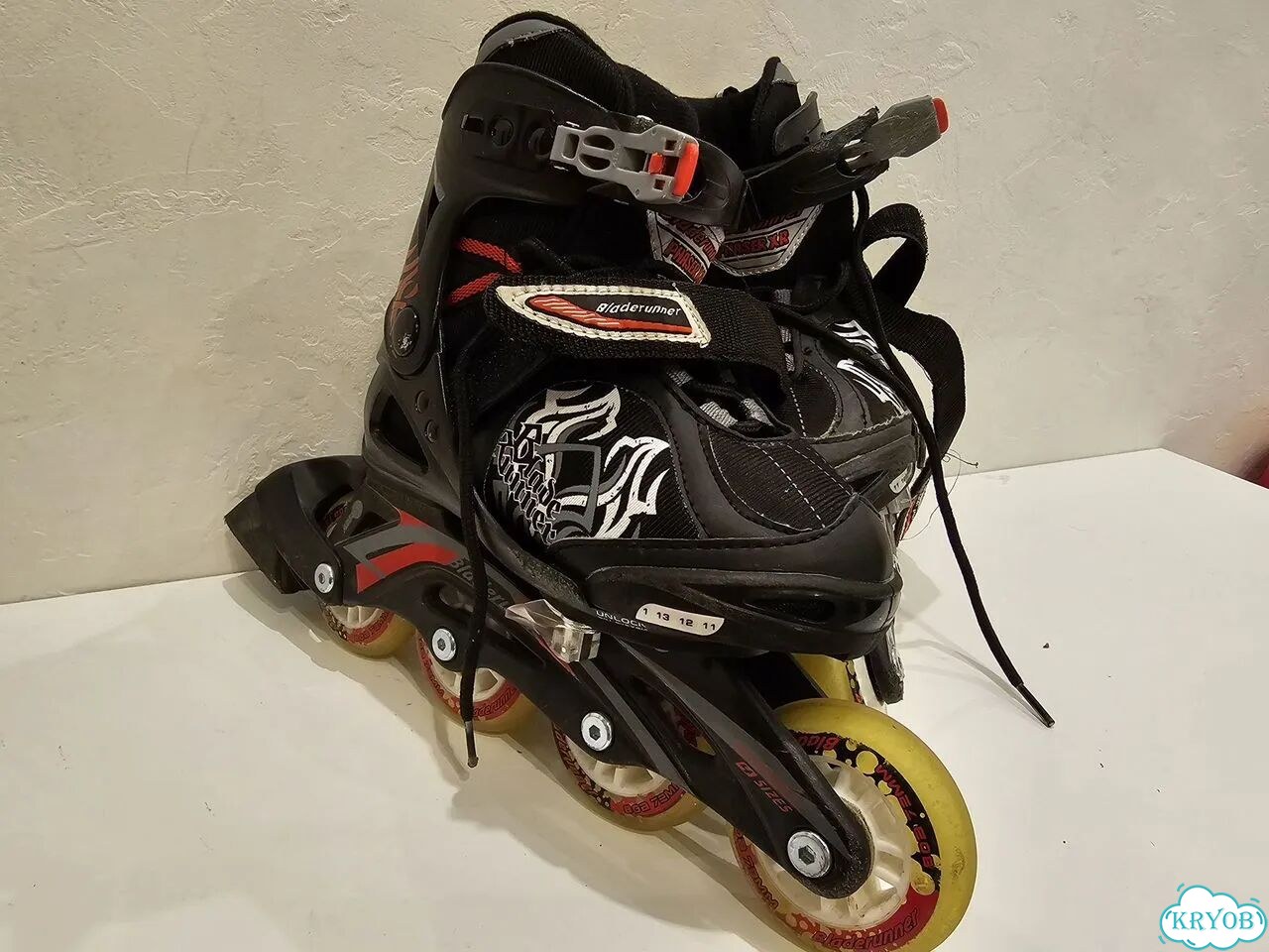 Проф. ролики Rollerblade Phaser XR Combo с защитой фото 4