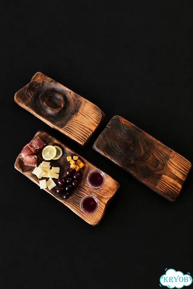 Сервировочная доска из массива фото 1
