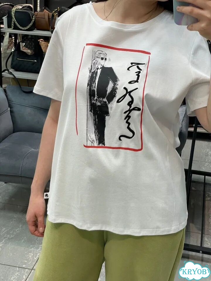 Футболка женская Karl Lagerfeld оригинал фото 6
