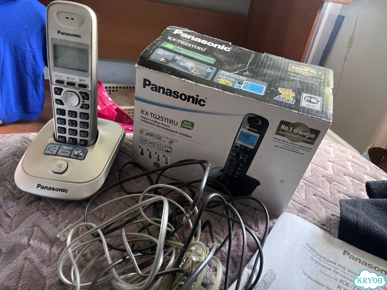 Panasonic беспроводной телефон фото 1