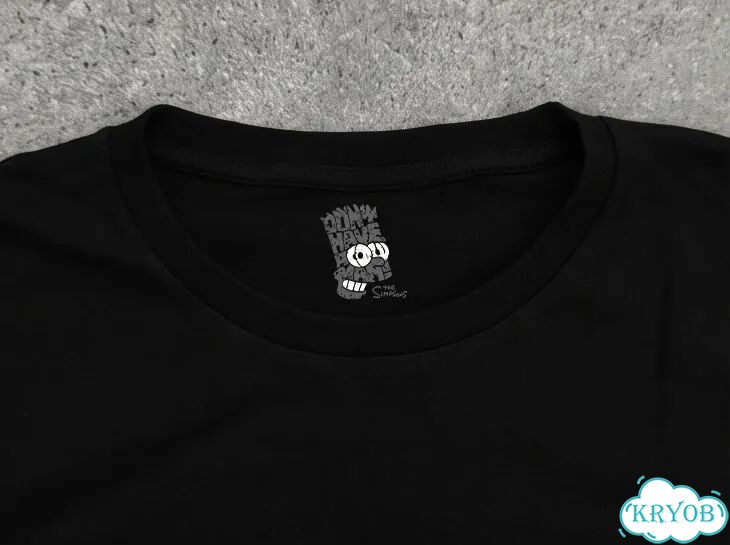 Лонгслив черный The Simpsons american retro hight street streetwear vintage unisex DAC0225 фото 5
