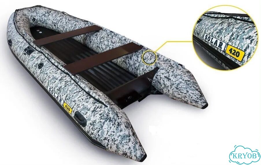 Лодка надувная моторная solar-420 Strela Jet фото 2