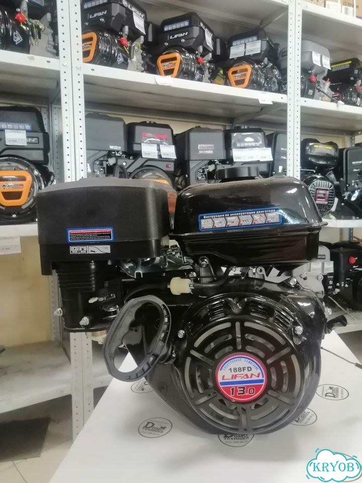 Двигатель Lifan 188FD 13 л.с., электростартер фото 1