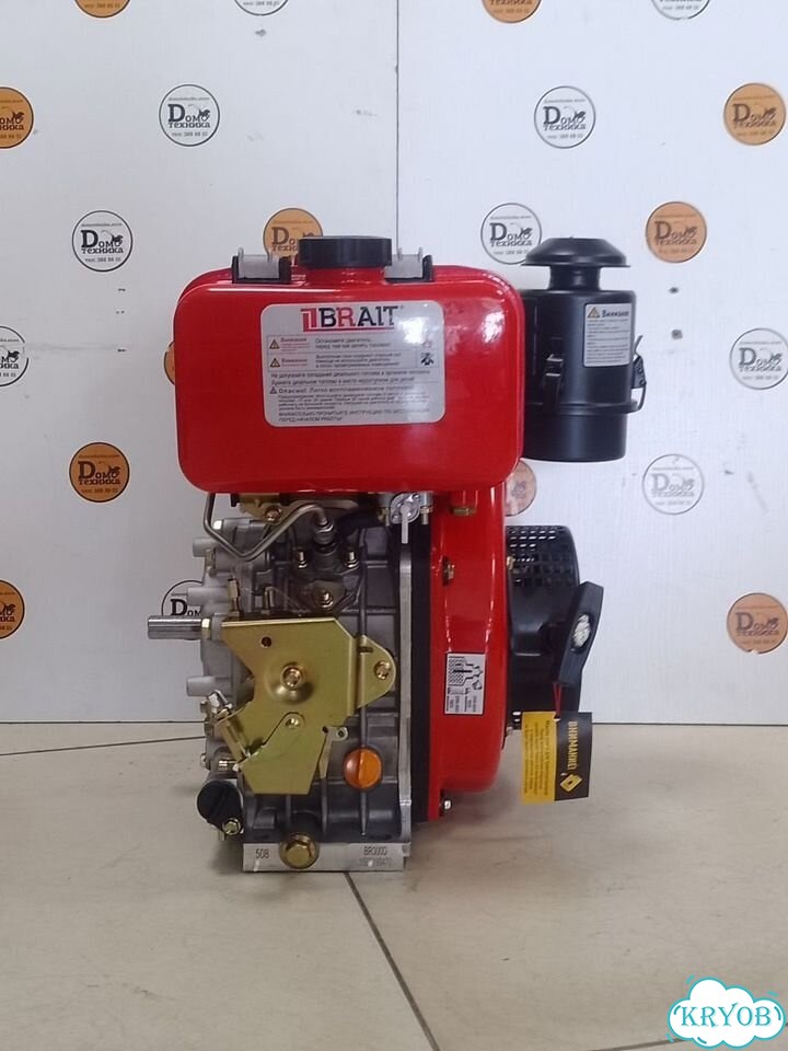 Двигатель дизельный brait BR300D (6 л.с., D20) фото 2